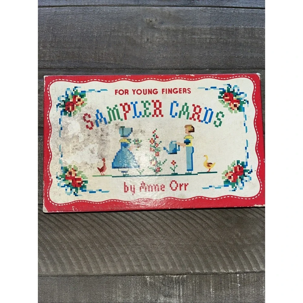 Sampler Cards For‎ Young Fingers By Anne Orr 1951